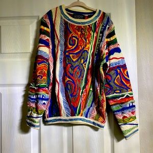Coogi sweater multicolored